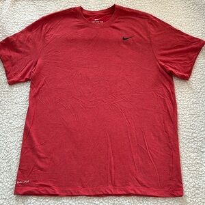 Nike Dri-Fit Tee - Red, New, never worn - XL Men’s